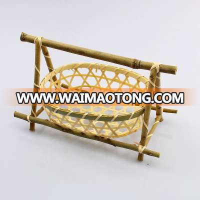 Hot Sale Chinese Chip bamboo food basket for sushi