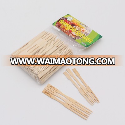 hot new item disposable bamboo fork for decorative party picks