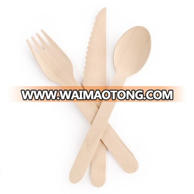 hot sale disposable organic spoon knife and fork sets